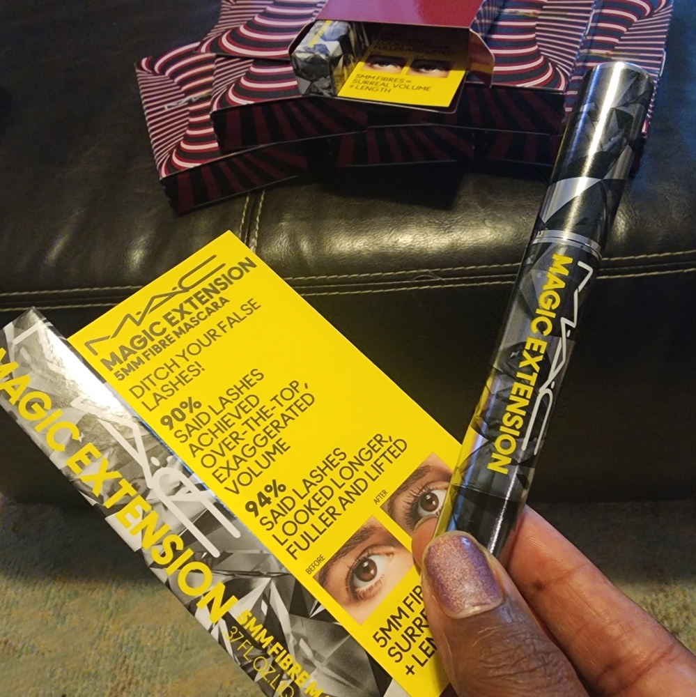 MAC Magic Extension Duo Set 2pack Full Size 5mm Extensive Black Mask  NWT